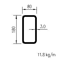 CFRHS 180x80x3,0