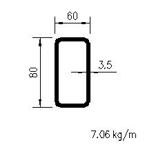 CFRHS 80x60x3,5