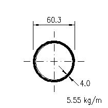 HFCHS 60,3x4,0