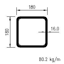 HFSHS 180x180x16,0