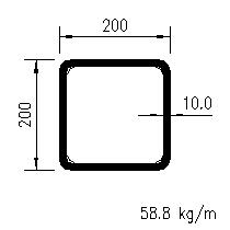 HFSHS 200x200x10,0