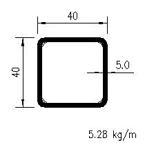 HFSHS 40x40x5,0
