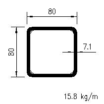 HFSHS 80x80x7,1